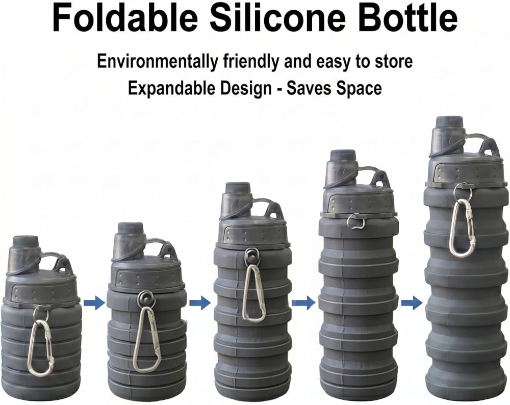Collapsible Water Bottle 500ml - Water Bottle Collapsible のレビューと価格