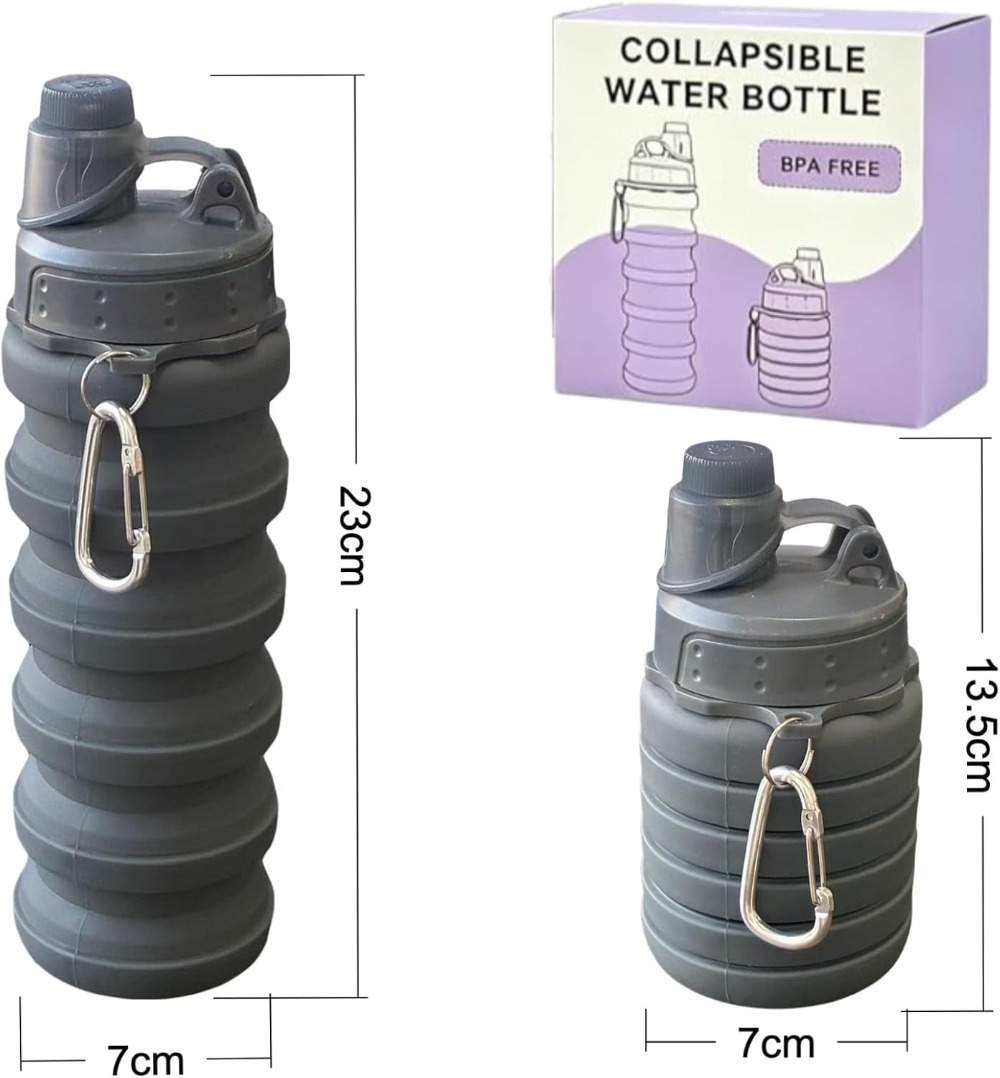 Collapsible Water Bottle 500ml - Water Bottle Collapsible のレビューと価格
