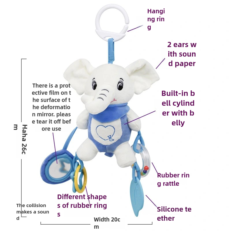 Soft Stuffed Animal Baby Rattl - Travel Accessories Toddler のレビューと価格