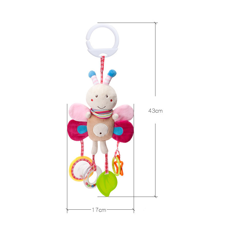 Soft Stuffed Animal Baby Rattl - Travel Accessories Toddler のレビューと価格