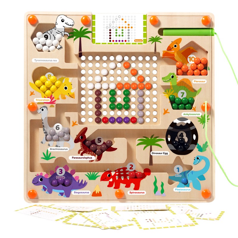 Magnetic Color and Number Maze - Travel Accessories Toddler のレビューと価格