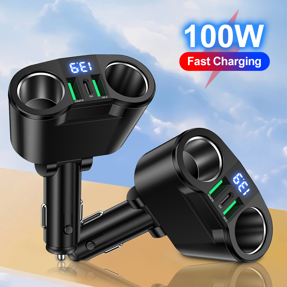 USB Car Charger Adapter Type C - Travel Plug Type C のレビューと価格
