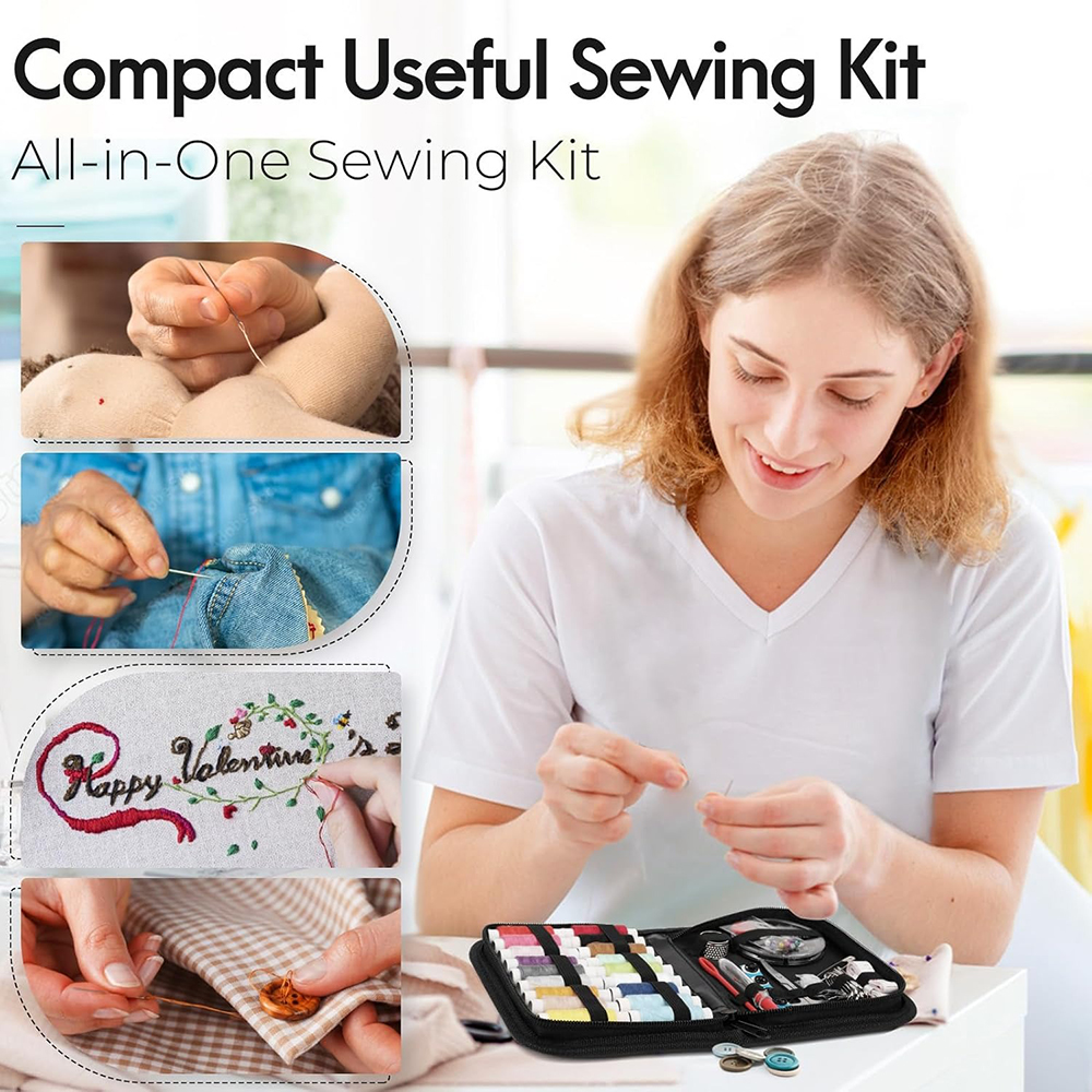 Sewing Kit with 86 Sewing Acce - Travel Accessories To Sew のレビューと価格