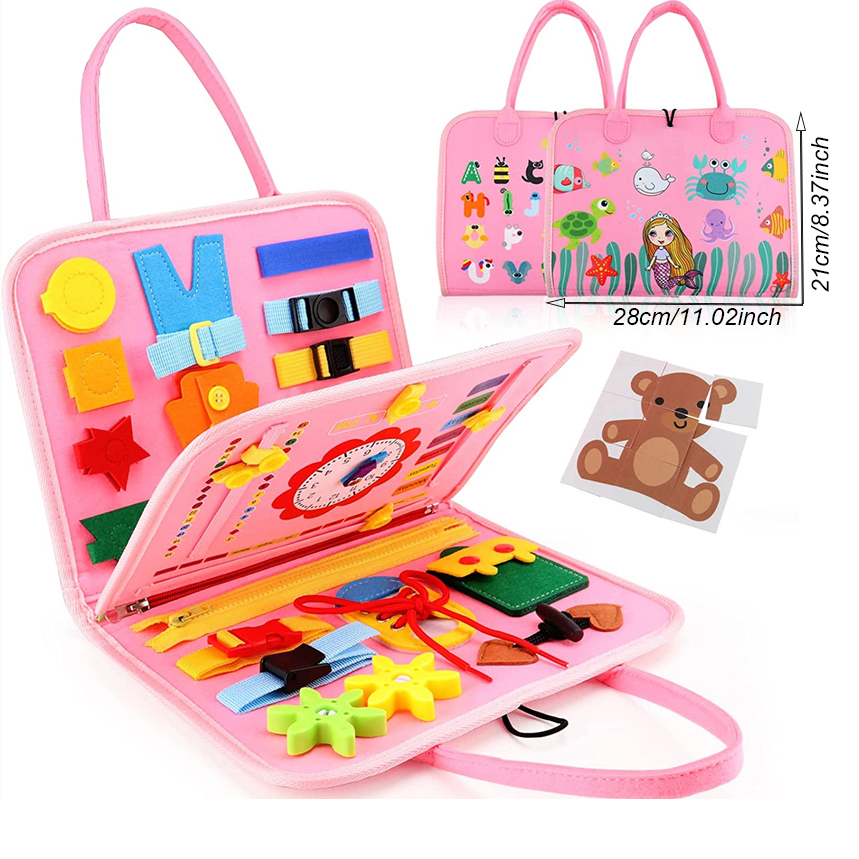 Montessori Busy Board for Todd - Travel Accessories Toddler のレビューと価格