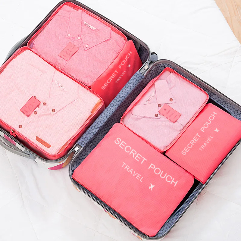 6pcs Travel Storage Bag Large  - Travel Accessories Organiser のレビューと価格