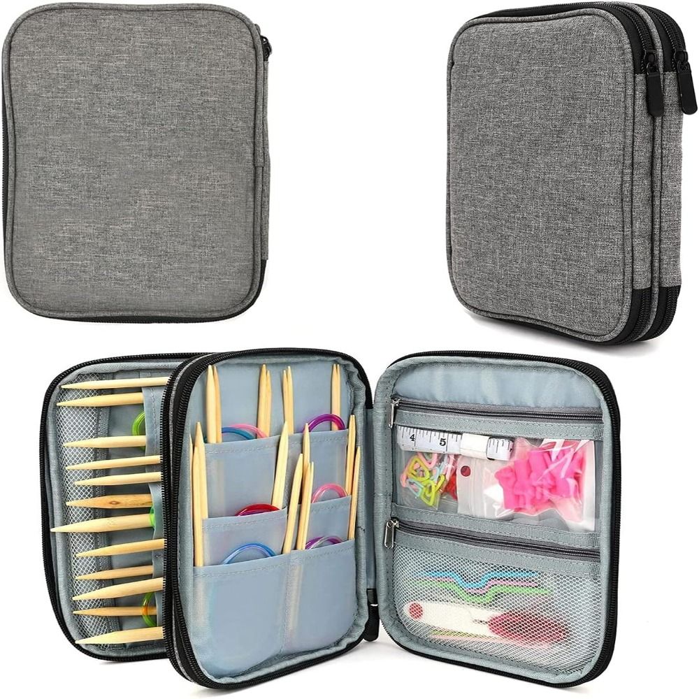 Knitting Needle Case, Portable - Travel Accessories To Sew のレビューと価格