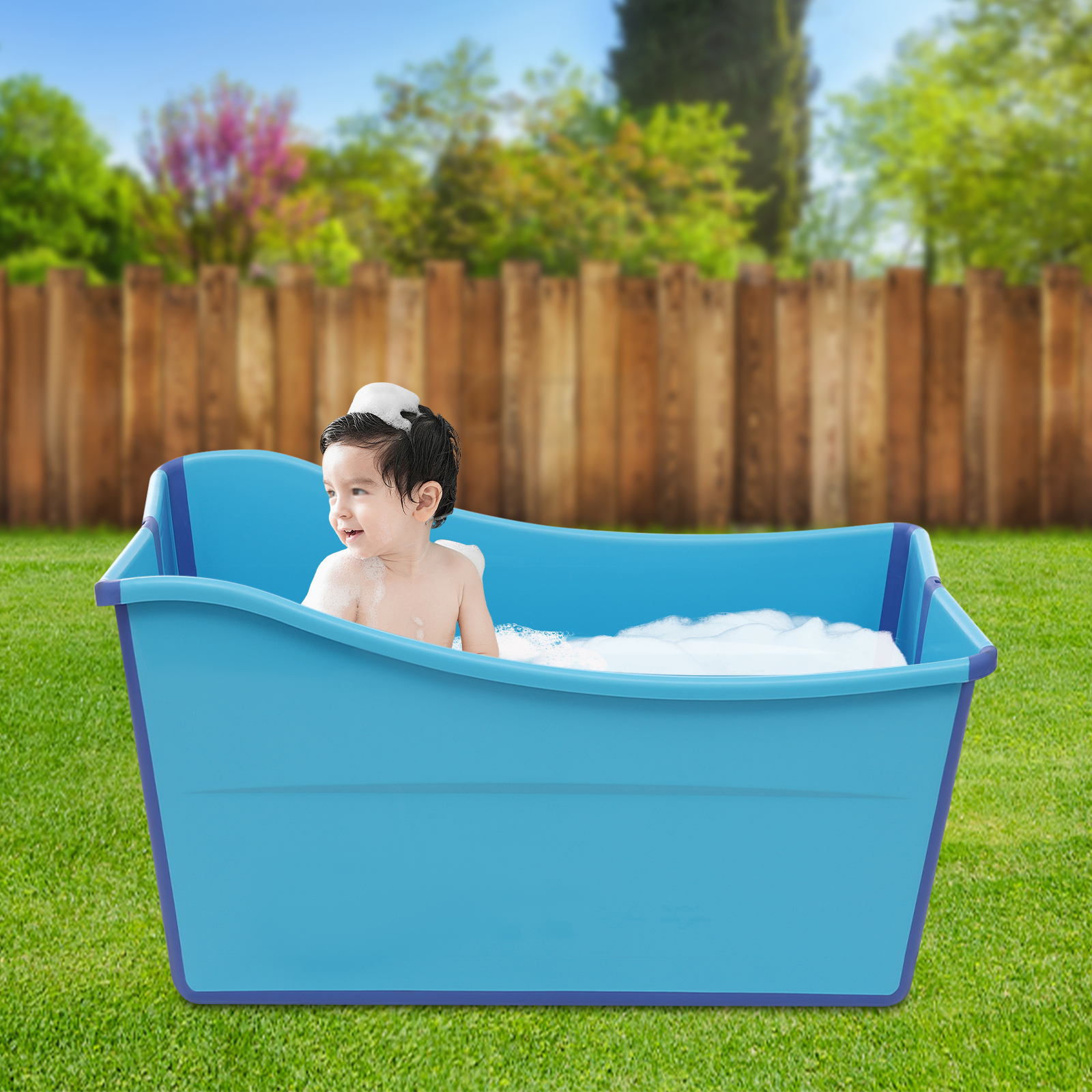 Large Foldable Bathtub for Adu - Travel Accessories For 4 Year Old のレビューと価格