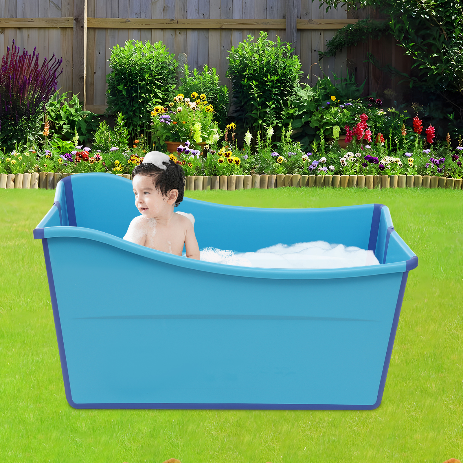 Large Foldable Bathtub for Adu - Travel Accessories For 4 Year Old のレビューと価格
