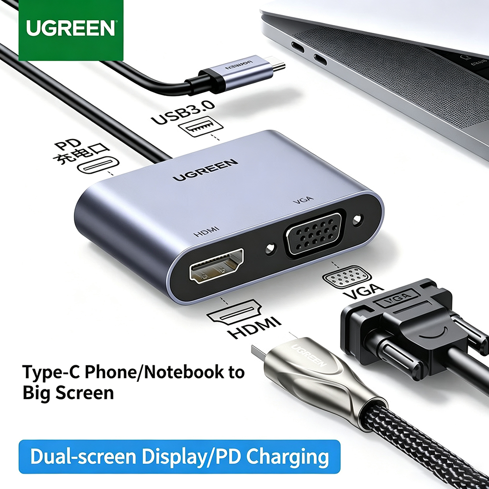 UGREEN USB C Hub Type-C to HDM - Travel Plug Type C のレビューと価格