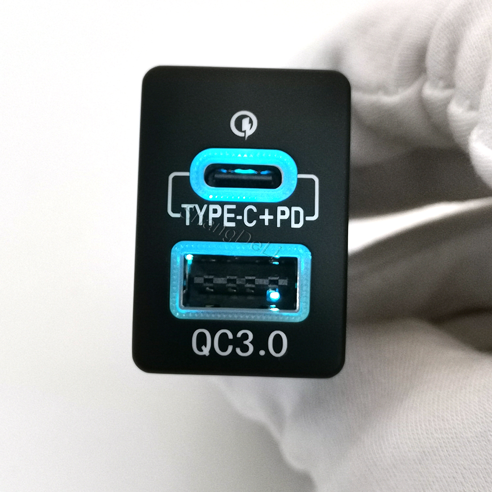 33*23mm Car Type-C PD USB QC3. - Travel Plug Type C のレビューと価格
