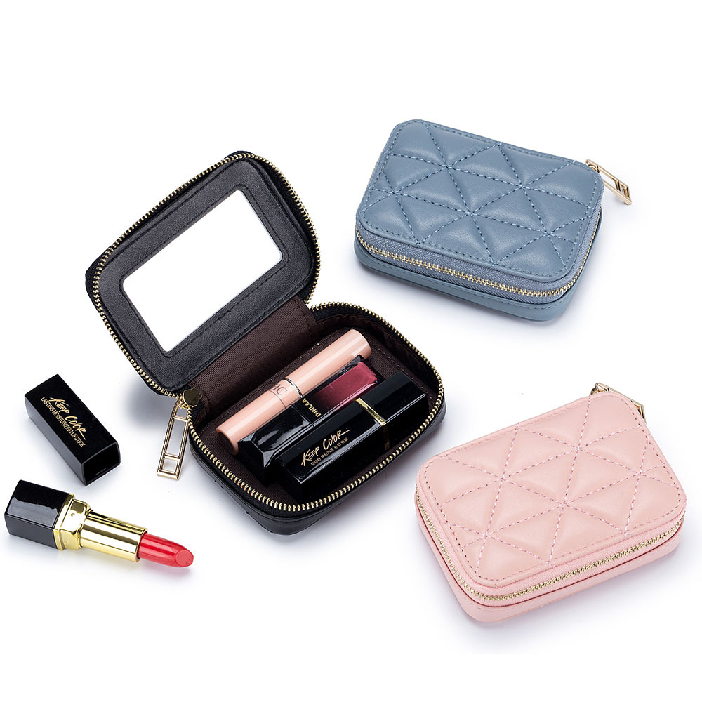 New PU Lipsticks Storage Bag W - Travel Ziplock Bags のレビューと価格