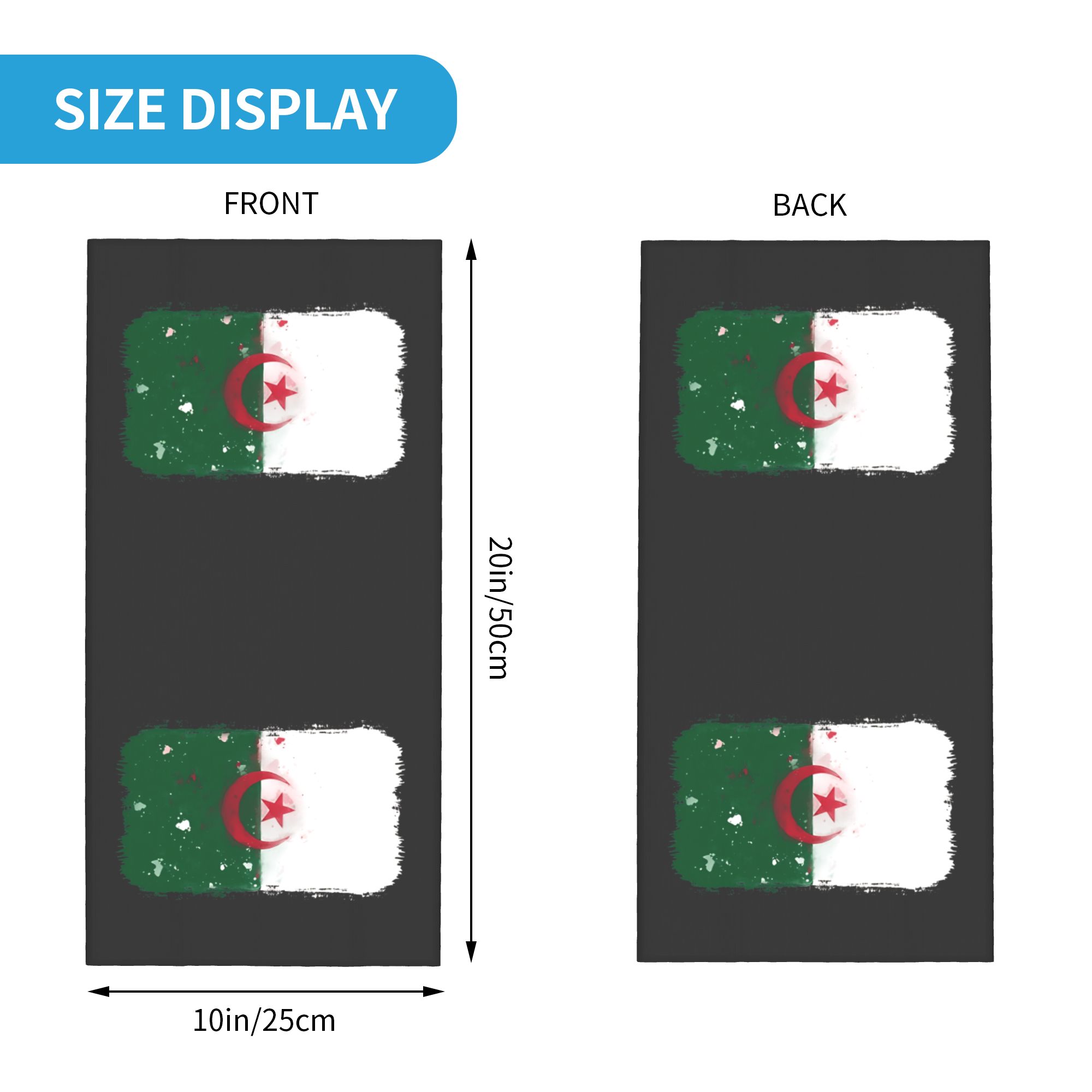 Flag of Algeria Bandana  Retro - Travel Accessories Neck のレビューと価格