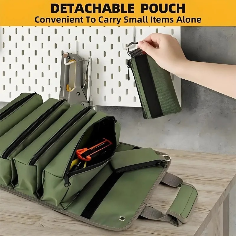 1-4PCS Roll Up Multi Pocket Ox - Travel Router Accessories のレビューと価格